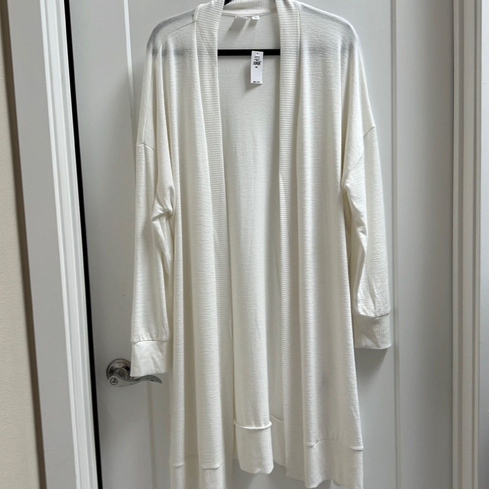 GAP - Long white cardigan XXL